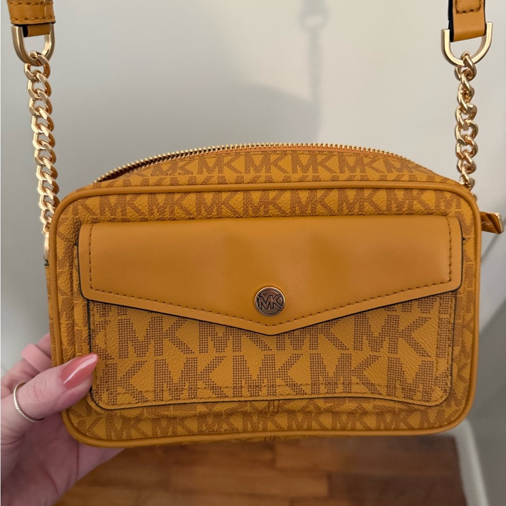 Michael Kors Yellow Crossbody Bag